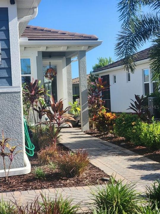 BEAUTIFULLY LANDSCAPED FRONT ENTERANCE