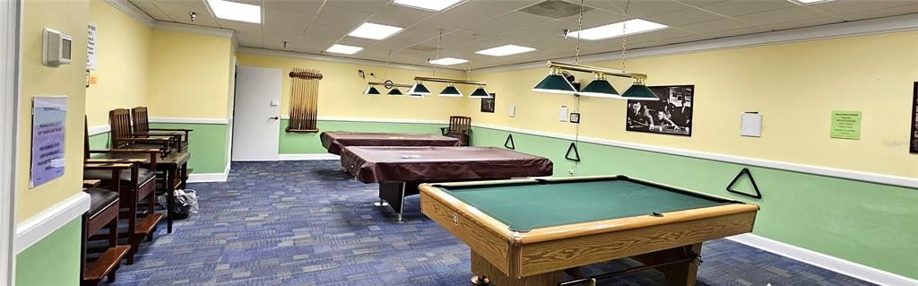 Rainbow Springs POA Pool Tables and Darts