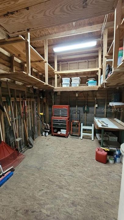 Lawn Equipment storage