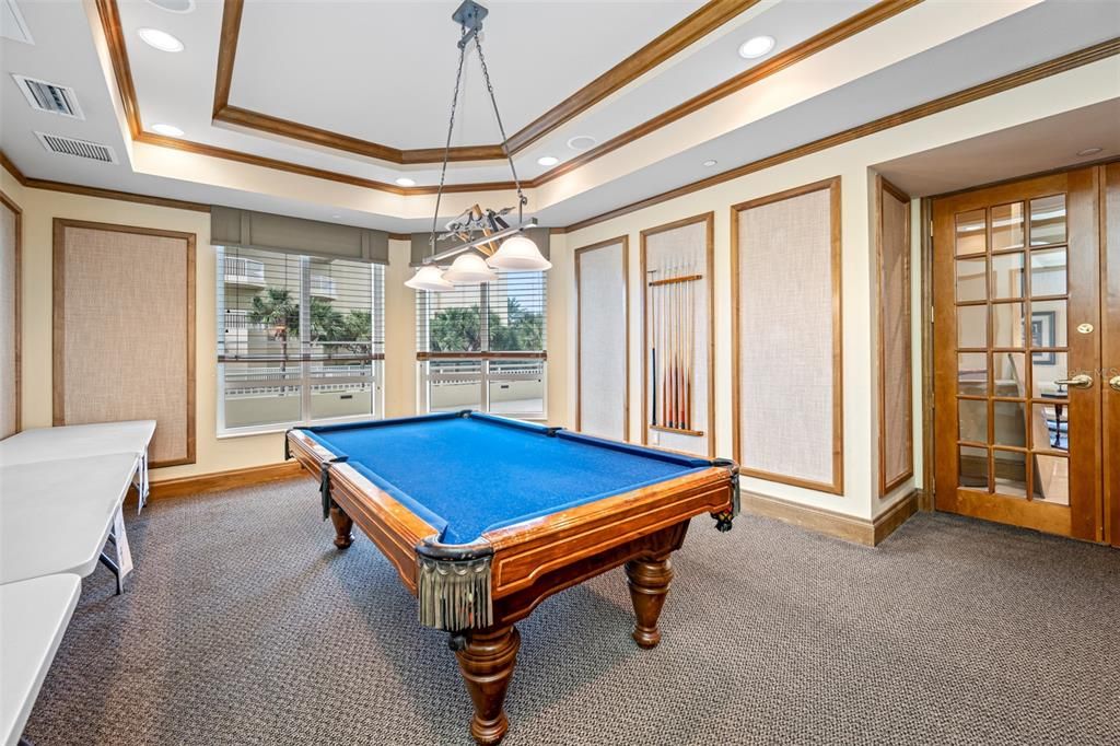 Billiards room