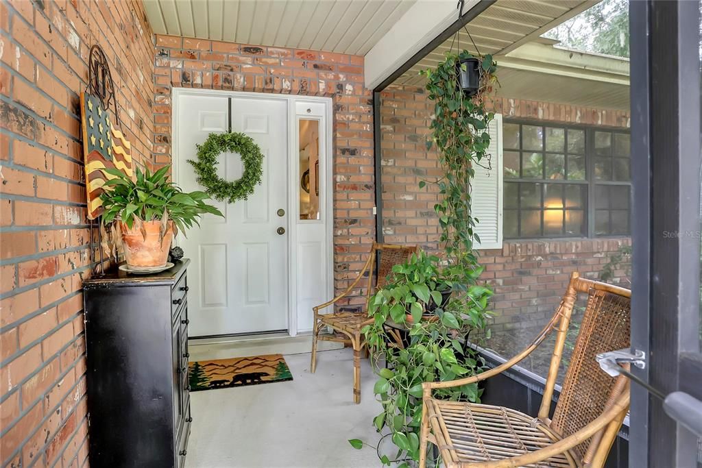 Screened Front Porch