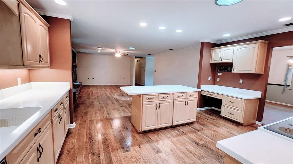 Desk Area in Kitchen