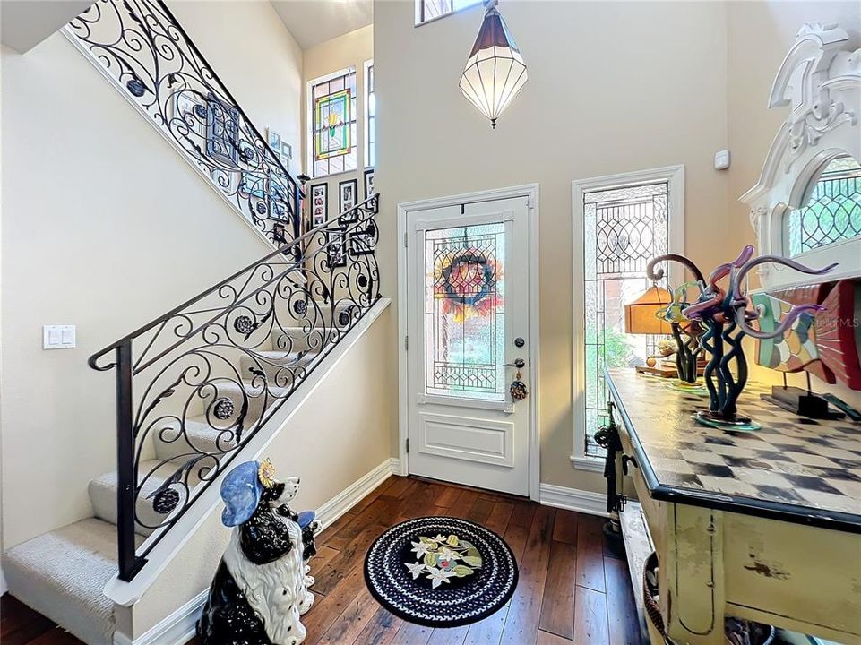 Foyer and stairs