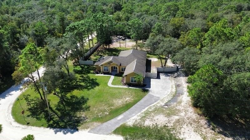 Aerial of property