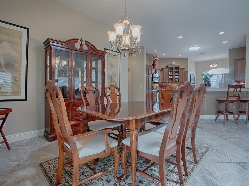 OPEN FLOOR PLAN - FORMAL DINING ROOM.