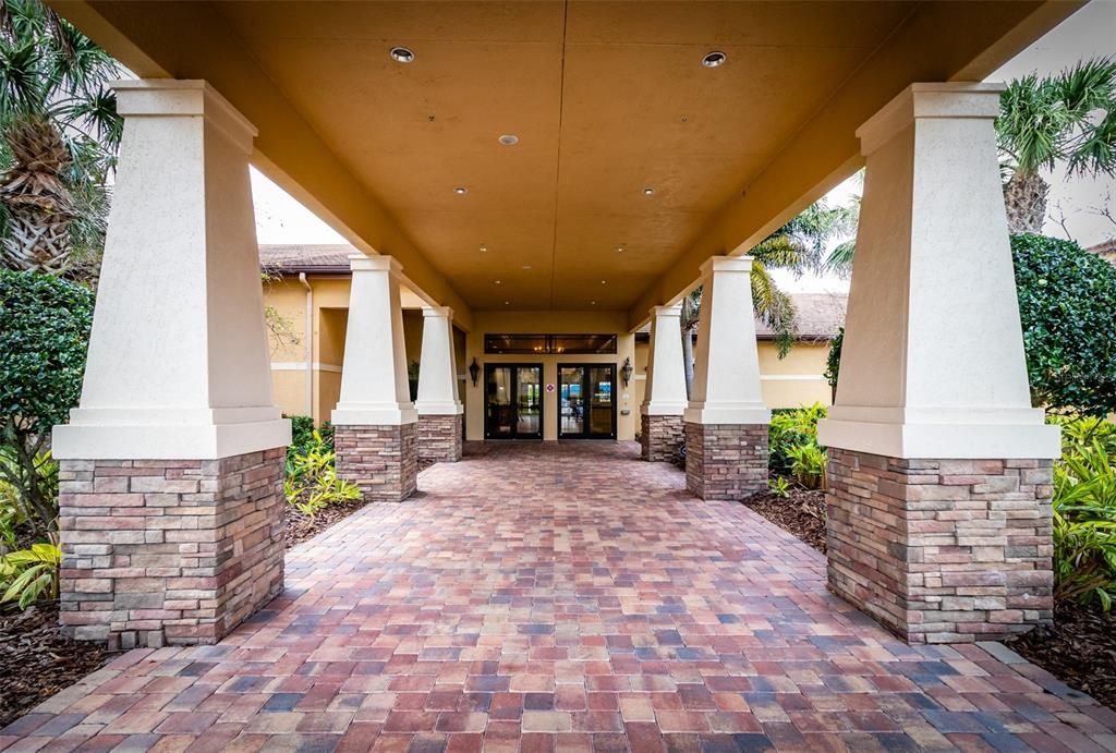 Entrance to Clubhouse