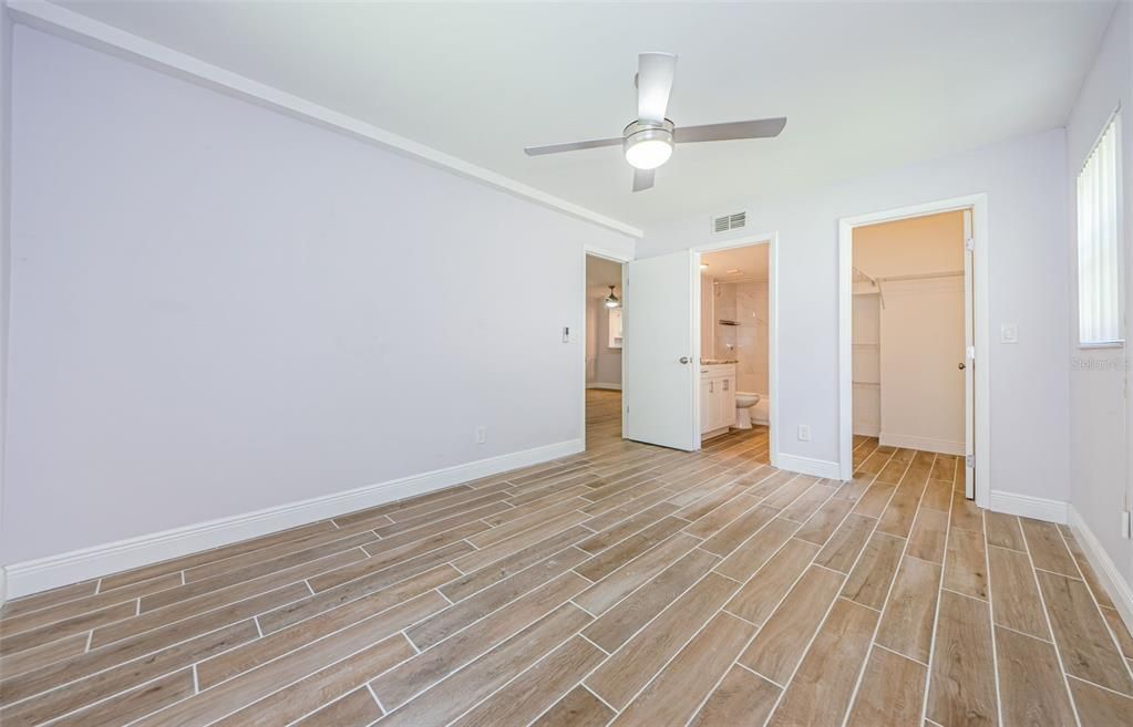 Primary Bedroom with walk in closet