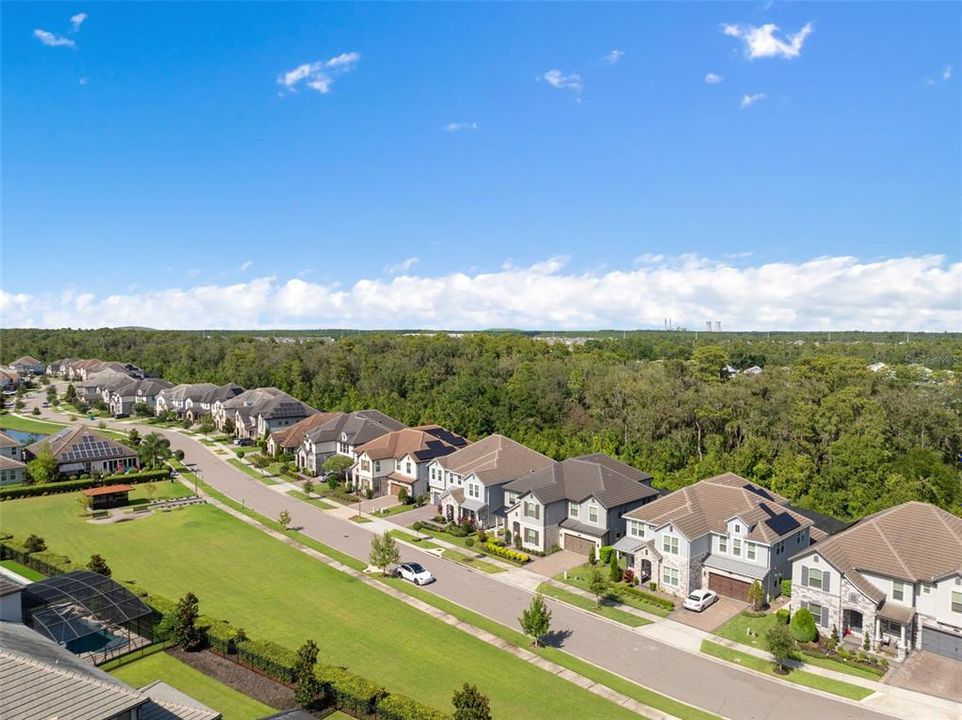 View of home from aerial view