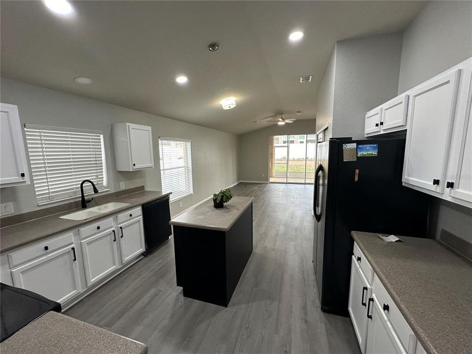 Kitchen from front living room