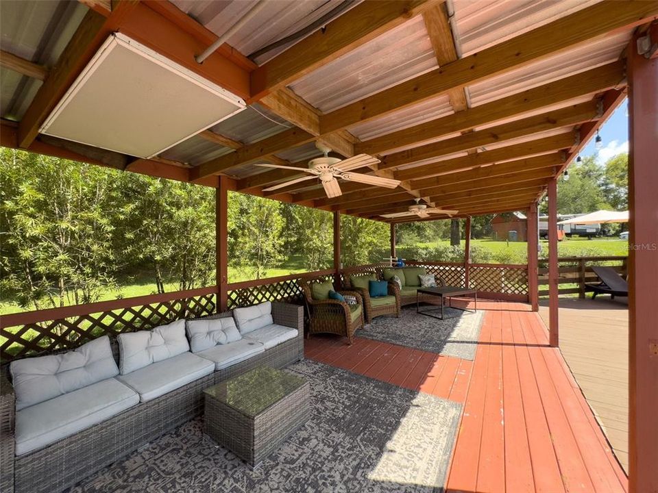 Covered Deck Area