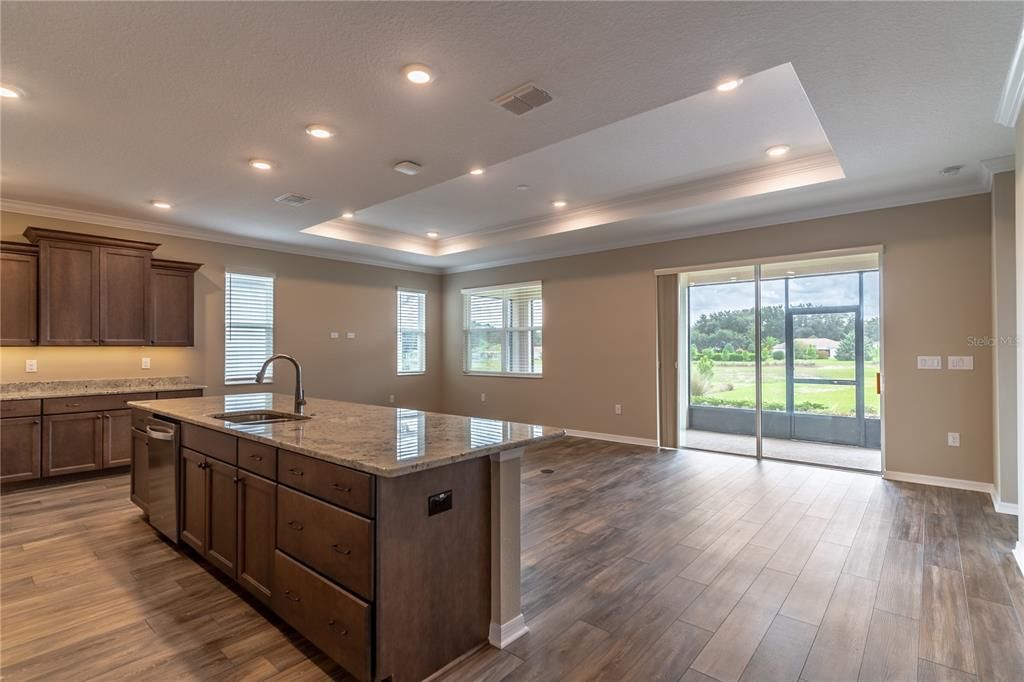 Great room with lots of windows and light.