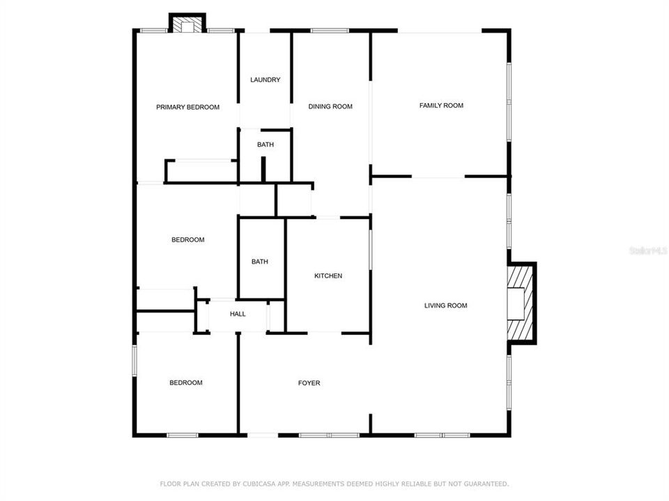 Floor plan This home could easily be a 5/3