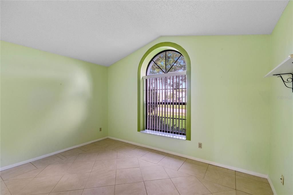 Second bedroom with vaulted ceilings