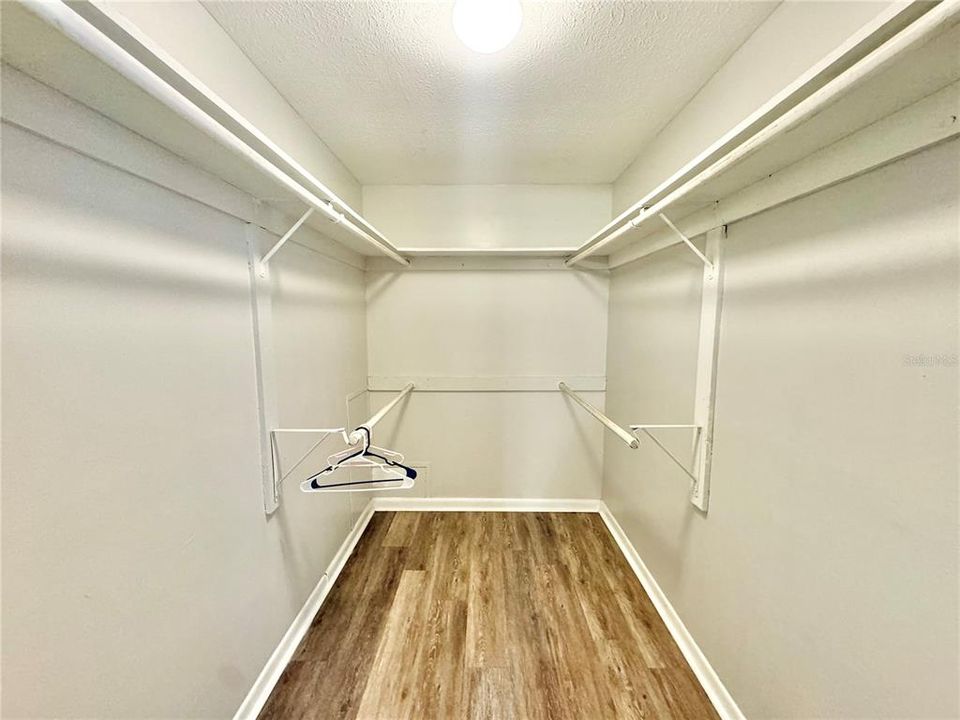 Primary walk-in closet