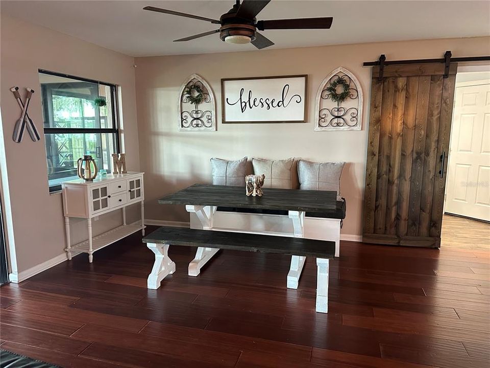 dining area - view of water