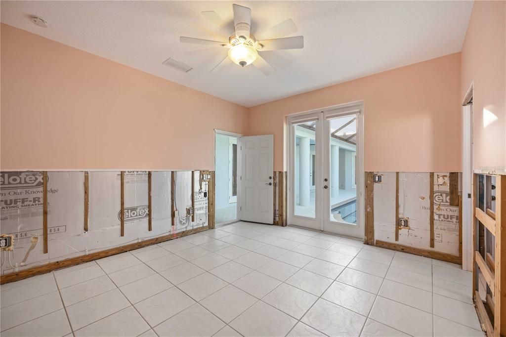 Owner's bathroom features tons of natural light, a Roman style shower with built in bench, a garden tub, a separate enclosed toilet area and room for double vanities.