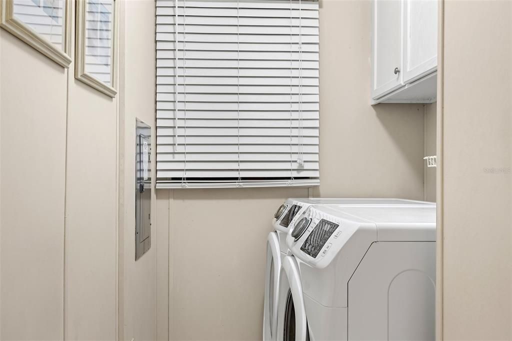 Inside laundry room