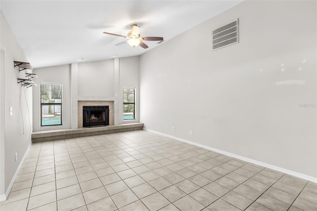 Living Room w/Fireplace