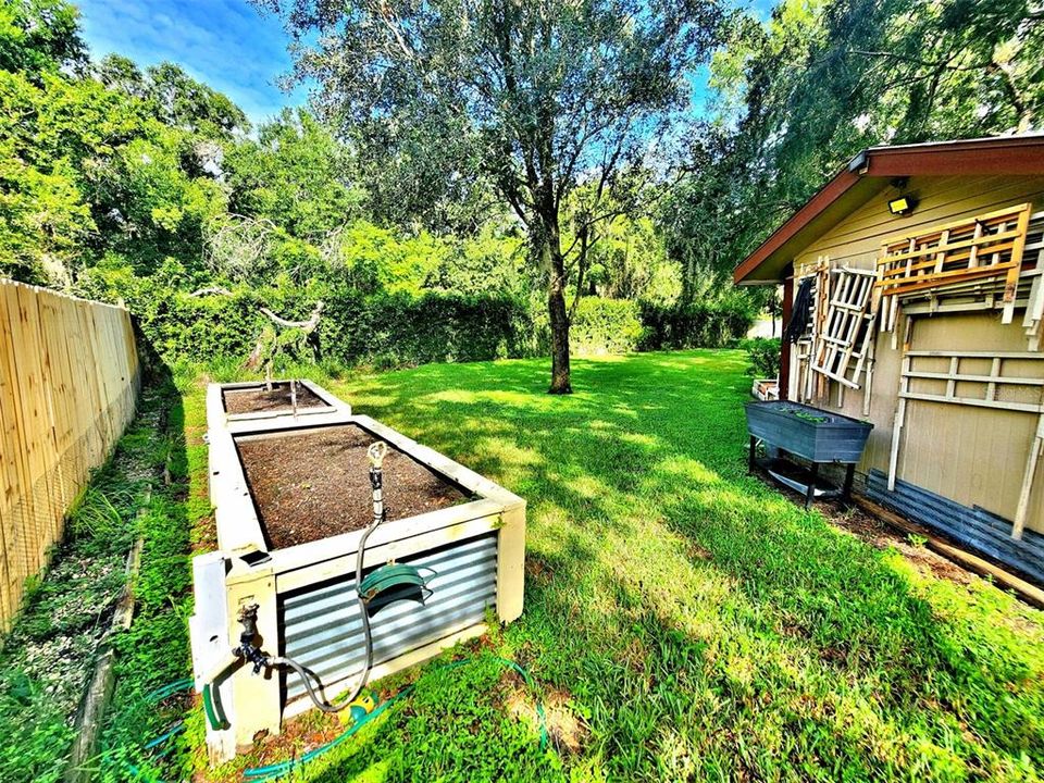 Back Yard Sanctuary Raised Planters