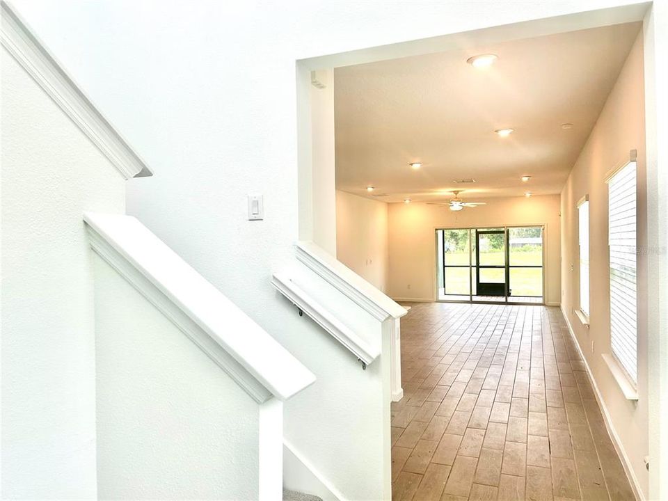 Inside Front Entryway to Kitchen/Family Room