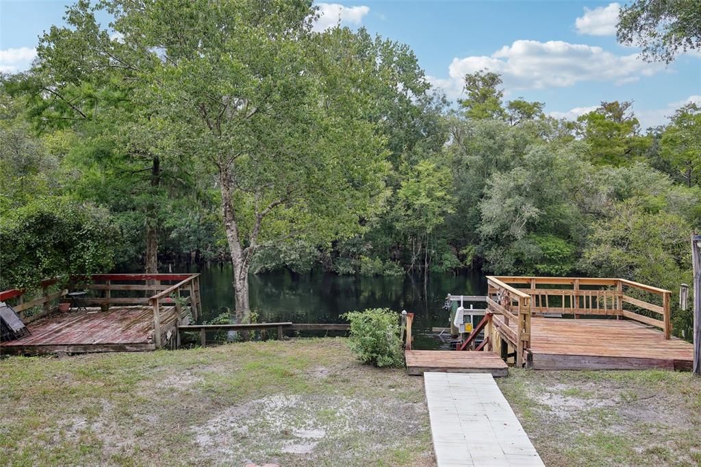 Withachoochee River which leads to the Rainbow River.