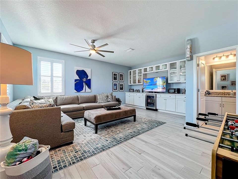 Living Area in Bonus Room