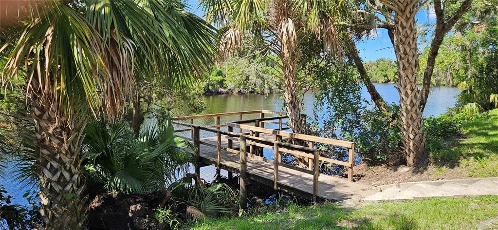 Deck overlooking River