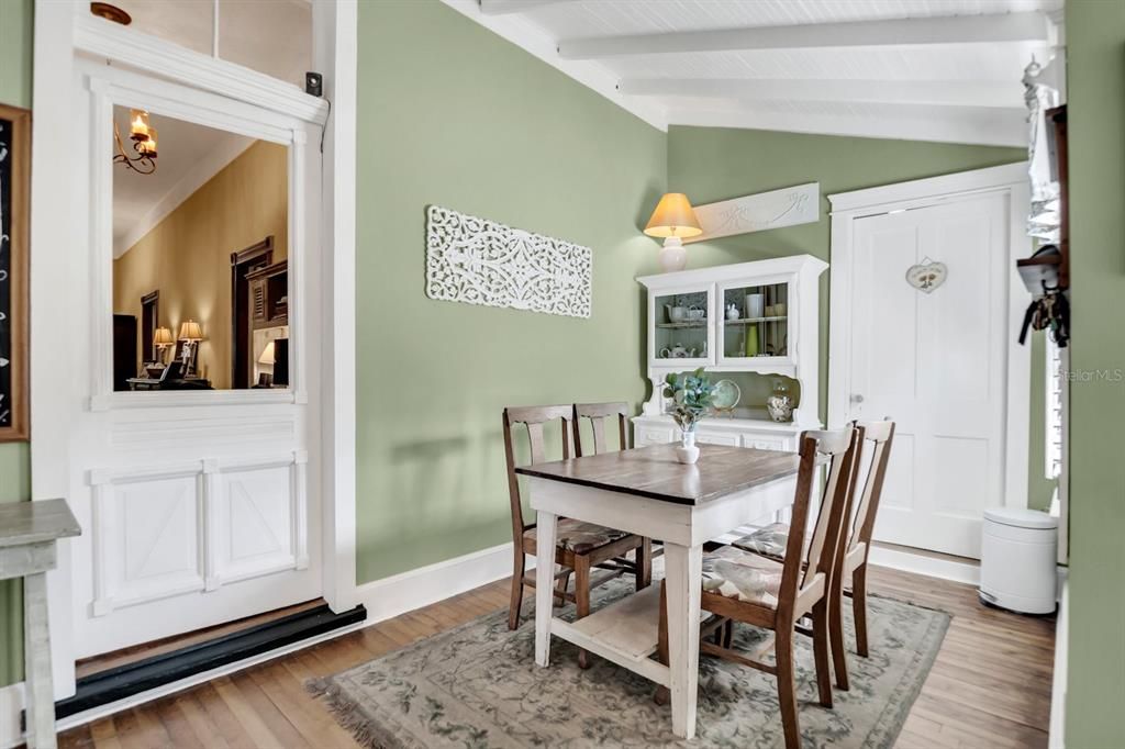 Breakfast Nook View Into Center Hall