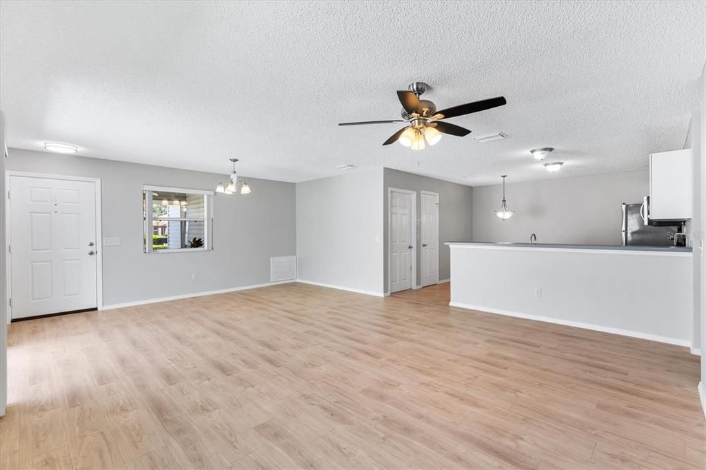 Garage door and kitchen pantry door