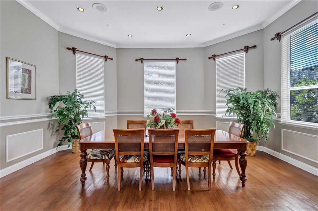 Dining area in clubhouse