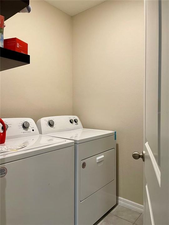 Laundry Room with Full size washer & dryer