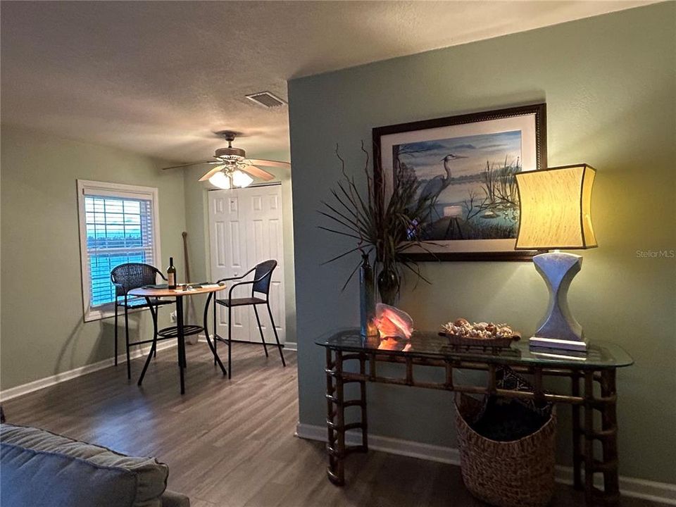 Foyer with view thru to dining area