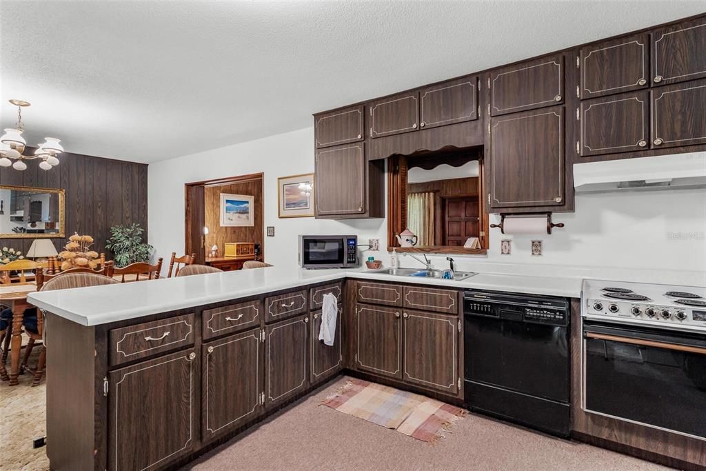 Kitchen with Plenty of Storage