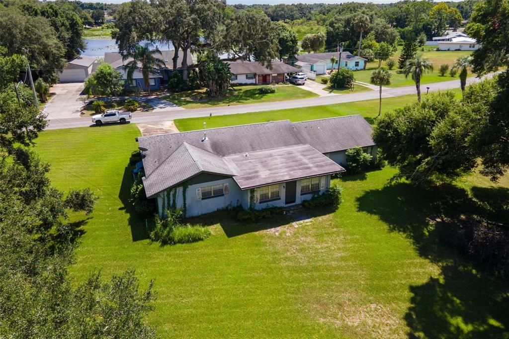 Aerial of Back Exterior