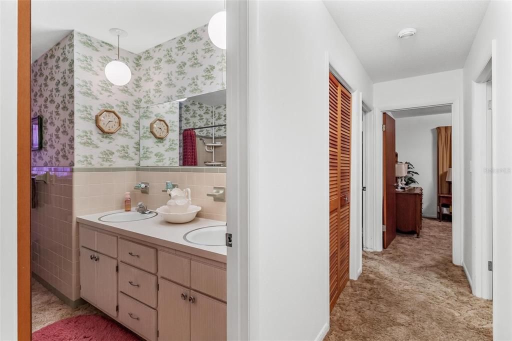 Hallway leading to Primary Bathroom and Bedrooms