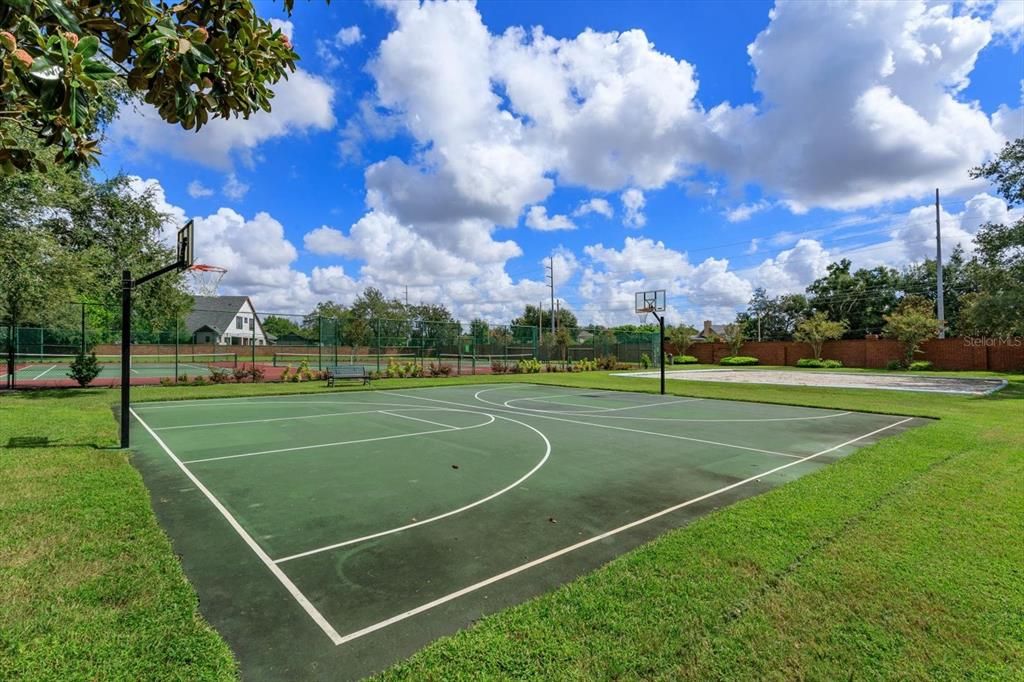 community basketball court