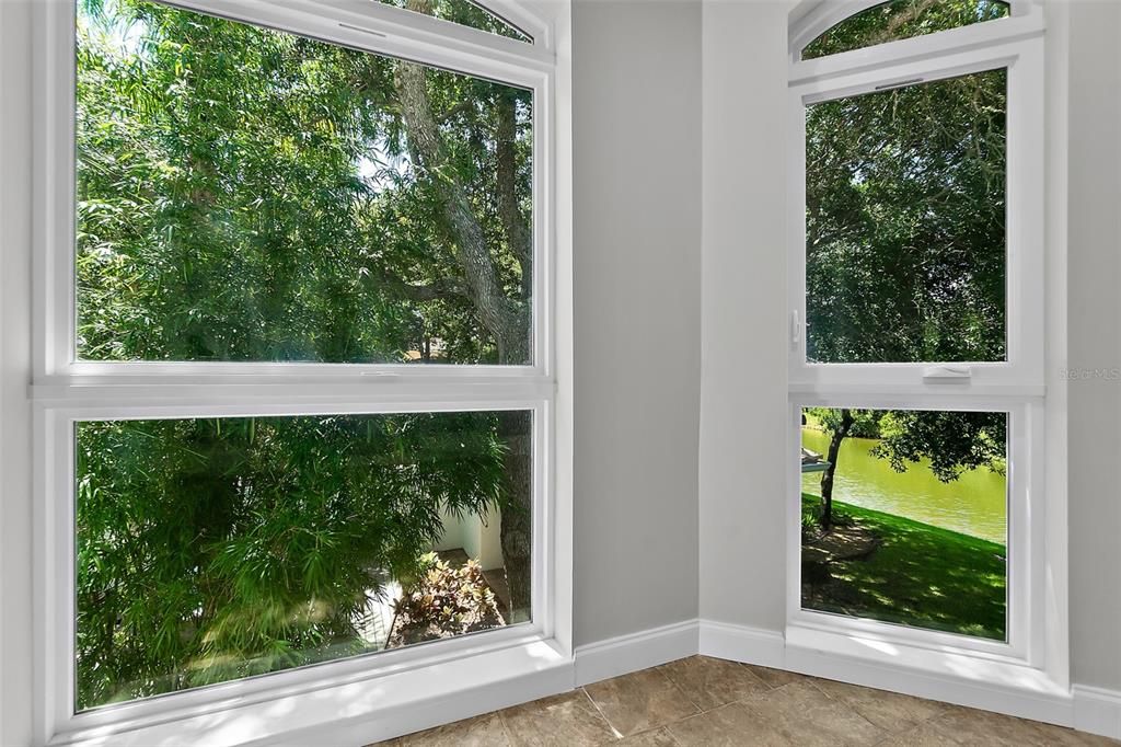 floor to ceiling windows in 2nd floor flex room