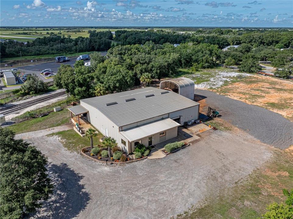 Aerial of property