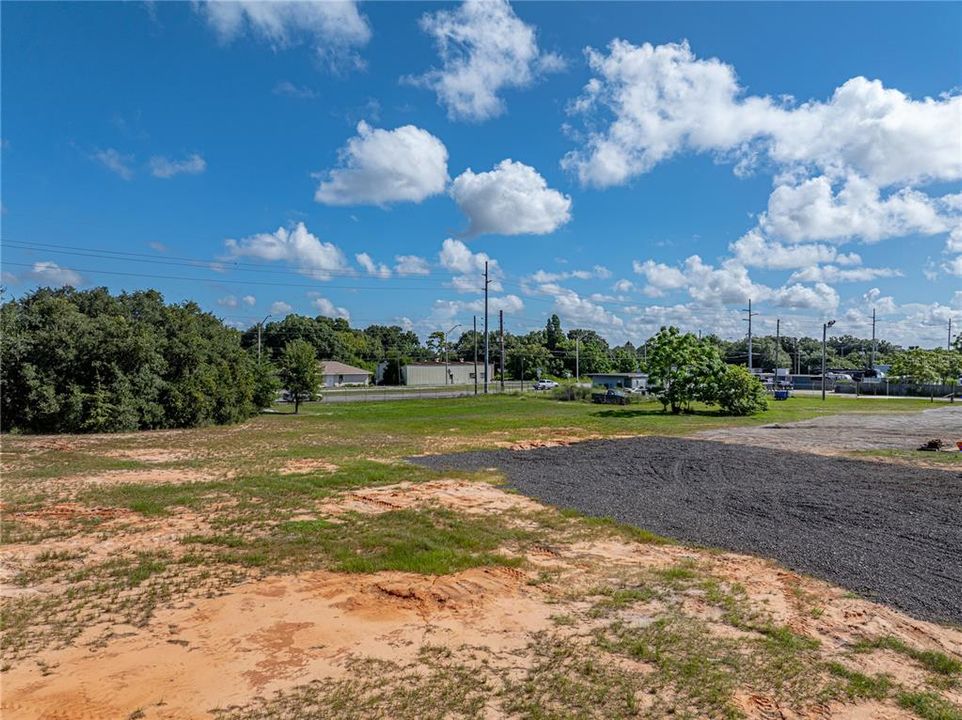 Asphalt rock for heavy equipment storage/parking