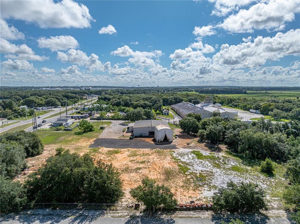 Aerial view East