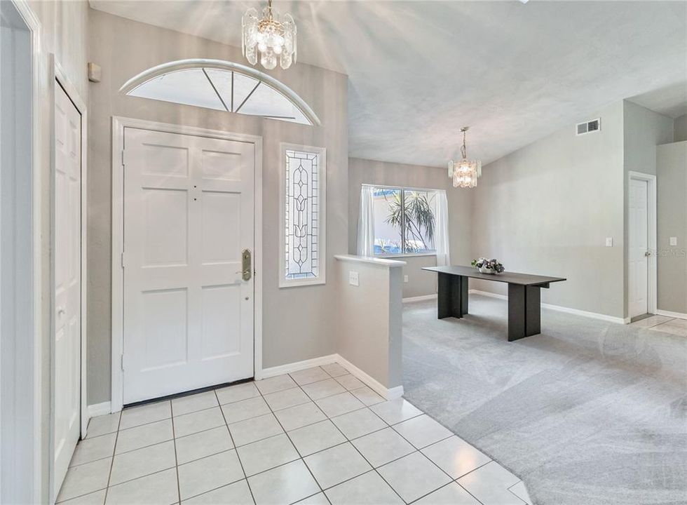 Front Entryway w/ view of Dining Room