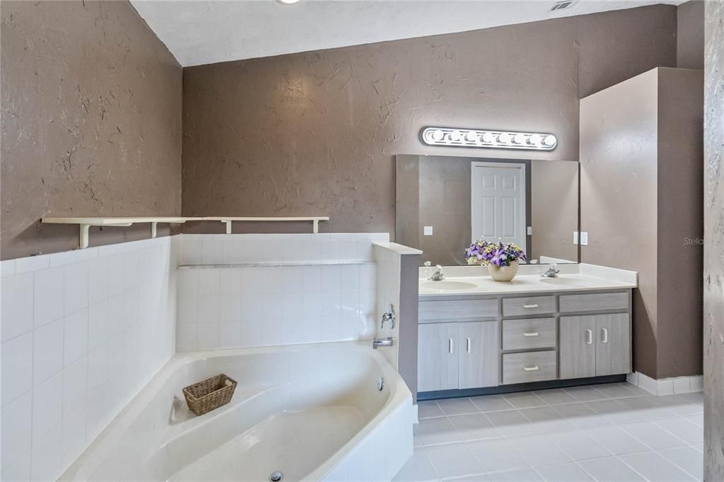 Primary Bath - Garden Tub, Separate Shower, Private Water Closet, Dual Vanity