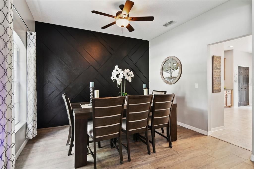 Dining Room with view into Kitchen.