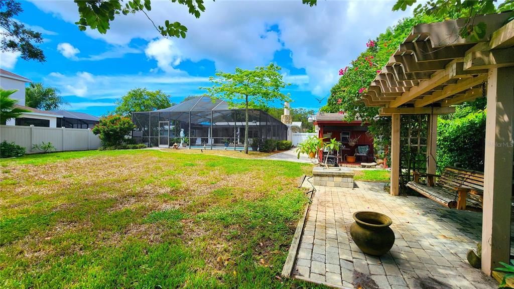 Walkway to the entrance of the home