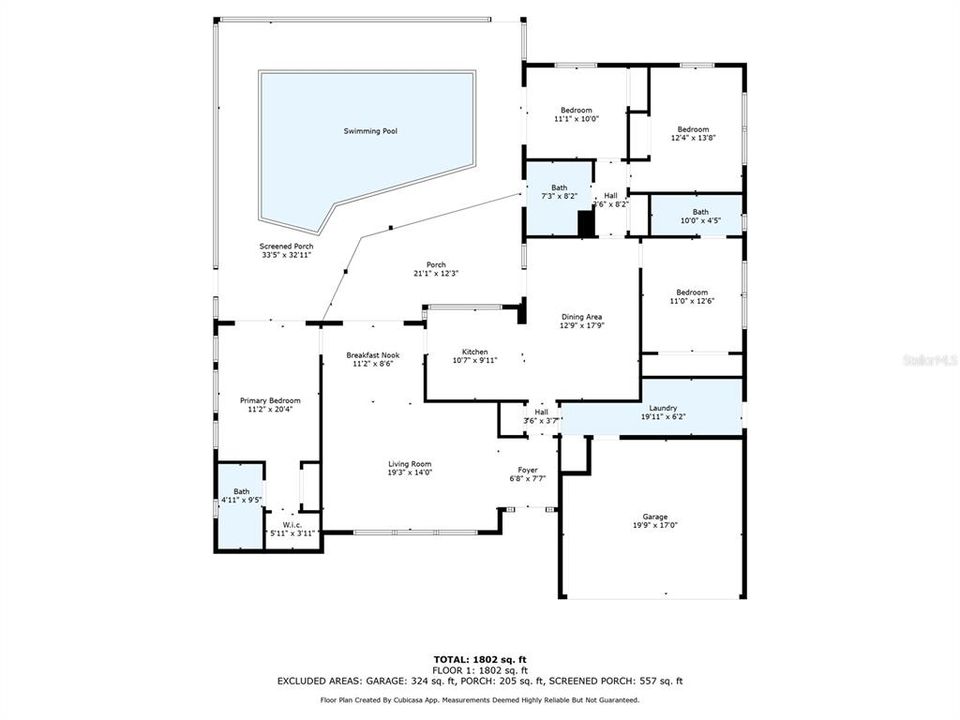 На продажу: $799,000 (4 спален, 3 ванн, 1839 Квадратных фут)