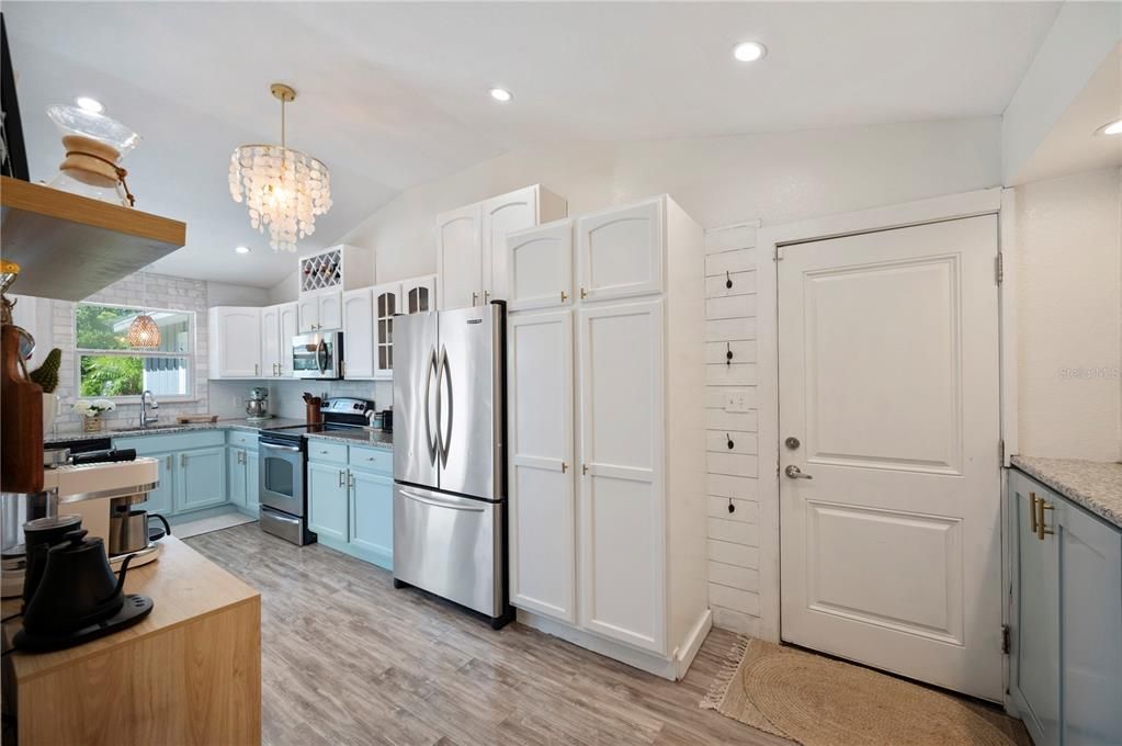 Kitchen off the dining room