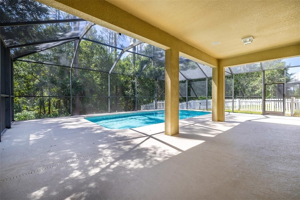 pool and patio