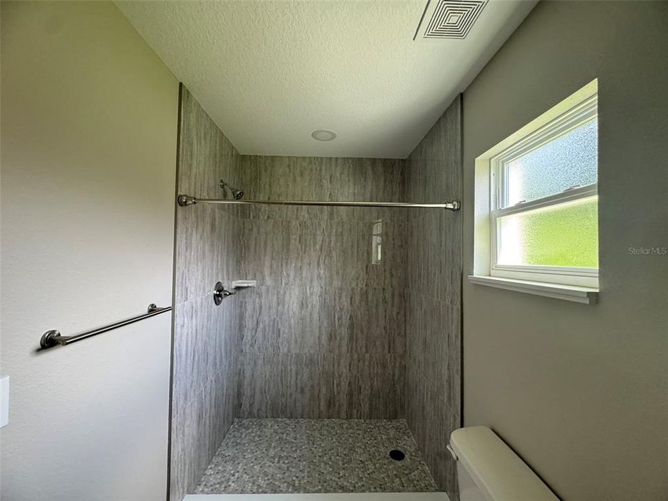 Primary bath with walk in shower