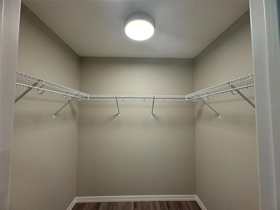 Primary walk in closet