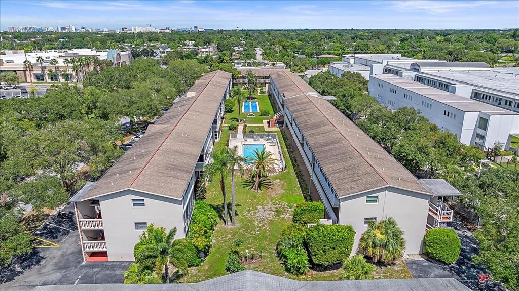 Aerial of Condos